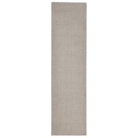 vidaXL Sizalowy dywanik do drapania, kolor piaskowy, 66x250 cm