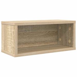 vidaXL Stojak na płyty CD dąb Sonoma 40 x 17 x 17 cm