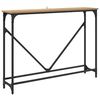 vidaXL Konsola Dąb rzemieślniczy 102 x 23 x 75 cm Drewno inżynieryjne