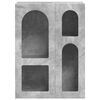 vidaXL Bufet Betonowy szary 59 x 35 x 80.5 cm Materiał drewnopochodny