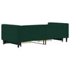 vidaXL Sofa rozsuwana z szufladami, ciemnozielona, 90x200 cm, aksamit