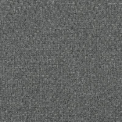 vidaXL Fotel, ciemnoszary, 60 cm, obity tkaniną