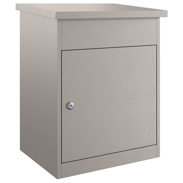 vidaXL Skrzynka na przesyłki z drzwiami Rdzawy 47.5 x 38 x 59 cm