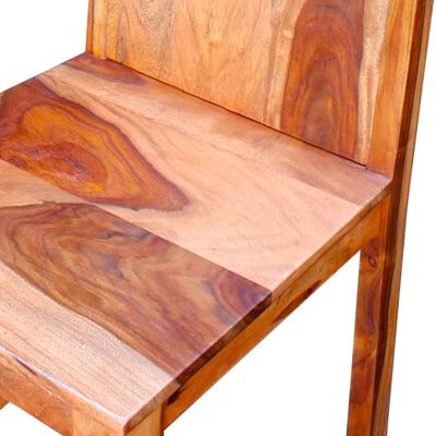 vidaXL Krzesła do jadalni 4 szt. drewno sheesham