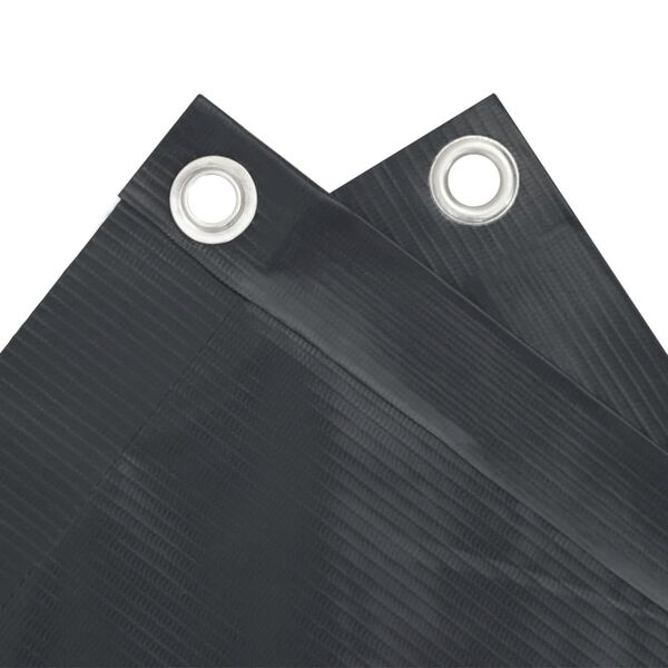 vidaXL Parawan balkonowy z tkaniny oxford 75x400 cm antracyt