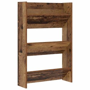vidaXL Szafka na buty 60 x 18 x 90 cm Drewno inżynieryjne Stare drewno