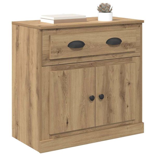 vidaXL Highboard z szufladą Dąb rzemieślniczy 70 x 35,5 x 67,5 cm