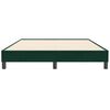 vidaXL Ł&oacute;żko typu Box Spring bez materaca Ciemnozielone 140x210 cm