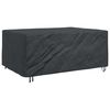 vidaXL Pokrowiec na meble Gładki Czarny 210 x 130 x 70 cm 210D