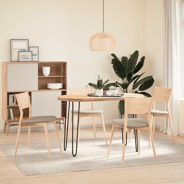 vidaXL nogi wsuwkowe do stolików konsolowych do stolika konsolowego 4 szt. Czarny 72 cm Stal lite