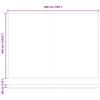 vidaXL Markiza zwijana Wielokolorowe 500 &times; 350 cm Tkanina i aluminium