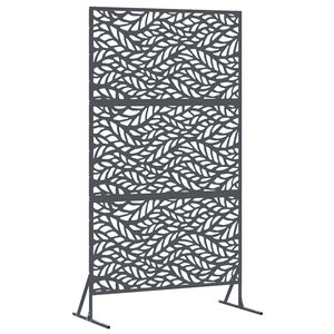 vidaXL Ekran prywatności 100 x 50 x 180 cm Stal antracytowy