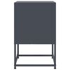 vidaXL Szafka nocna, antracytowa, 36x39x60,5 cm, stal