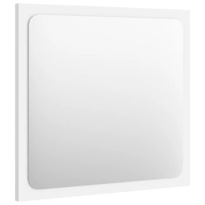 vidaXL Zestaw mebli łazienkowych, wysoki połysk, biały, płyta wiórowa