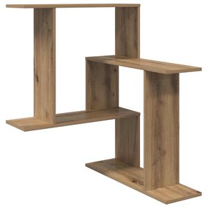 vidaXL P&oacute;łka ścienna Dąb artisan 67 x 67 x 87 cm Drewno inżynieryjne