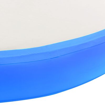 vidaXL Mata gimnastyczna z pompką, 100x100x20 cm, PVC, niebieska