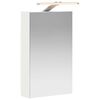 vidaXL Szafka z lustrem do łazienki Biały 30 x 10,5 x 50 cm