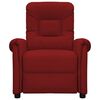 vidaXL Elektryczny fotel masujący, czerwone wino, sztuczna skóra