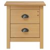 vidaXL Szafki nocne Hill, 2 szt., 46x35x49,5 cm, lite drewno sosnowe