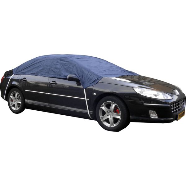 Carpoint Pokrowiec na dach samochodu, M, 248x160x33 cm, niebieski