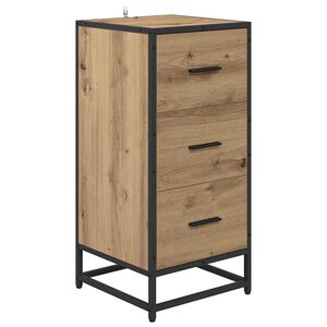 vidaXL Bufet Dąb rzemieślniczy 35.5 x 35 x 76 cm
