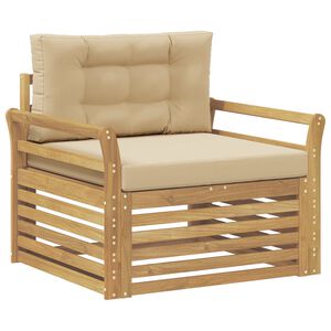 vidaXL Sofa na zewnątrz Poliester Biały