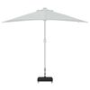 vidaXL Stojak pod parasol, czarny, 45x25x8 cm, granitowy