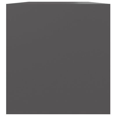vidaXL Szafka na winyle, szara, 71x34x36 cm, materiał drewnopochodny