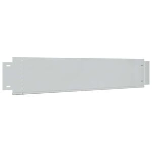 vidaXL obrzeża ogrodu 5 szt. 100 x 19 cm Stal ocynkowana srebrny