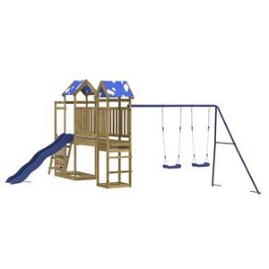 vidaXL Plac zabaw do ogrodu, impregnowane drewno sosnowe