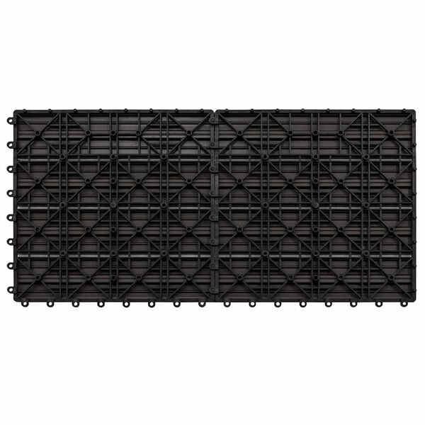 vidaXL Płytka Tarasowa 6 pcs Ciemny brąz 60 x 30 cm