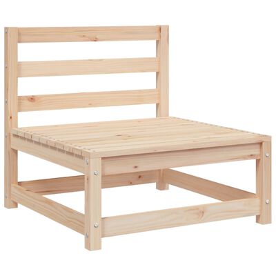 vidaXL Ogrodowa sofa 3-osobowa, lite drewno sosnowe