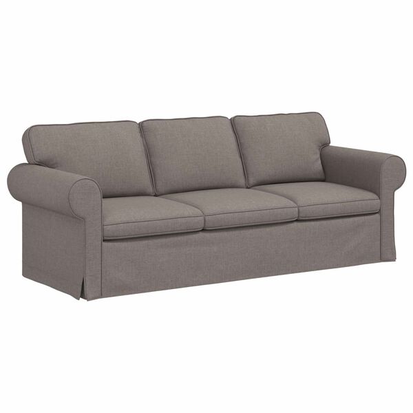 vidaXL Sofa Ciemnoszary