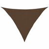 vidaXL Żagiel przeciwsłoneczny, 160 g/m&sup2;, brązowy, 3x3x4,2 m, HDPE