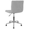 vidaXL Obrotowe krzesła stołowe, 2 szt., jasnoszare, aksamitne