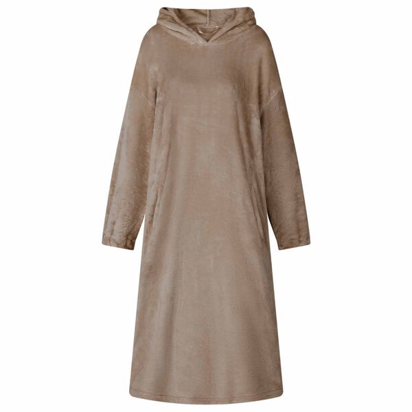 vidaXL Bluza-koc Camel l Flanela