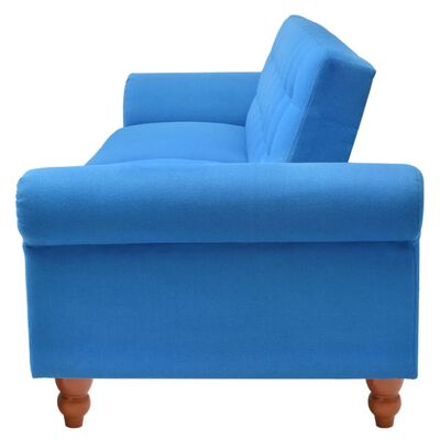 vidaXL Sofa z niebieskiego materiału