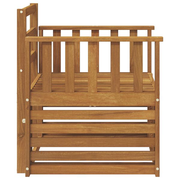 vidaXL Zestaw sof na zewnątrz Naturalny 71 x 63 x 73 cm