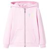 vidaXL Bluza dziecięca z kapturem, jasnor&oacute;żowa, 116