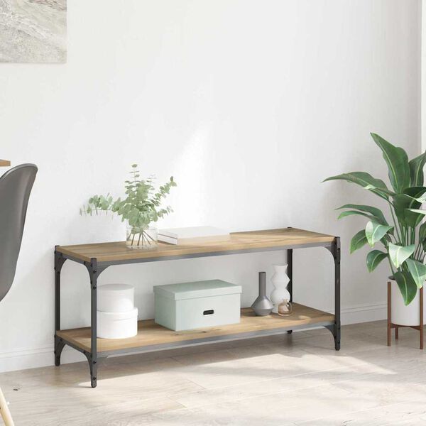 vidaXL Szafka pod telewizor Dąb rzemieślniczy 100x33x41cm