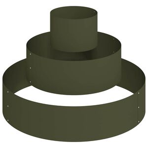 vidaXL Doniczka ogrodowa Zielony oliwkowy 90 x 90 x 20 cm