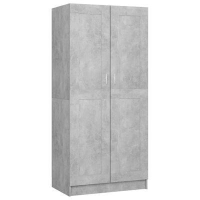 vidaXL Szafa, kolor betonowy szary, 82,5x51,5x180 cm