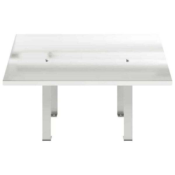 vidaXL Kurtka kominkowa Srebrny 60 x 60 x 38 cm Stal nierdzewna