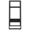 vidaXL Regał na książki, 2 półki, czarny, 40x30x70 cm, drewno sosnowe