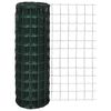 vidaXL Euro ogrodzenie, stalowe, 25 x 1,2 m, zielone