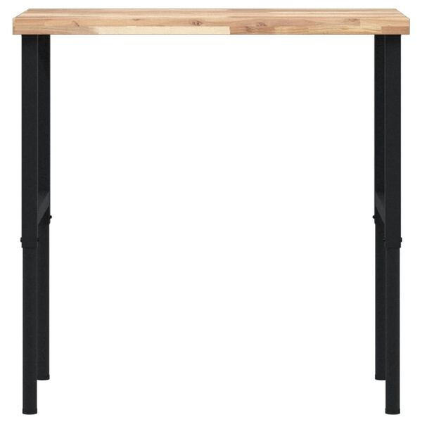vidaXL Stolik roboczy, 100x60x(73-99,5) cm, prostokątny, akacjowy