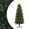 vidaXL Sztuczna choinka z bombkami 120 cm 150 LED Ciepła biel PE i PVC