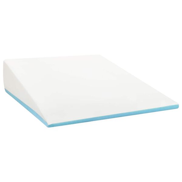 vidaXL Poduszka w kształcie klinu Gładki Szary 69 x 64 x 19 cm