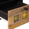 vidaXL Szafka Nocna Naturalny 40 x 33 x 46 cm Drewno z mango