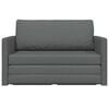 vidaXL Sofa Bed 110cm Ciemnoszary tkanina